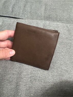 Dopp Brown Leather Bi-Fold Wallet